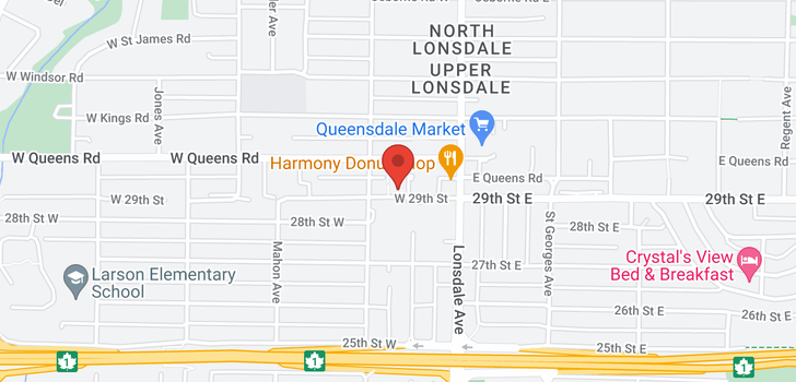 map of 405 188 W 29TH STREET